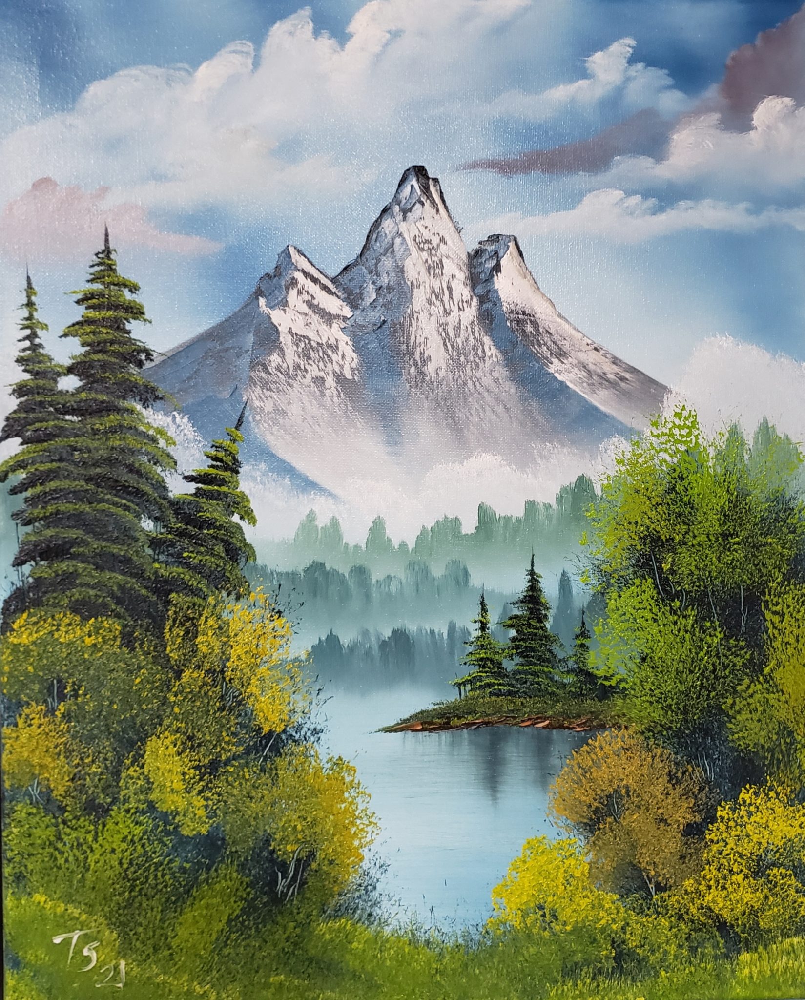 Learn to Paint like Bob Ross at The War Memorial Nature's Brush Studio