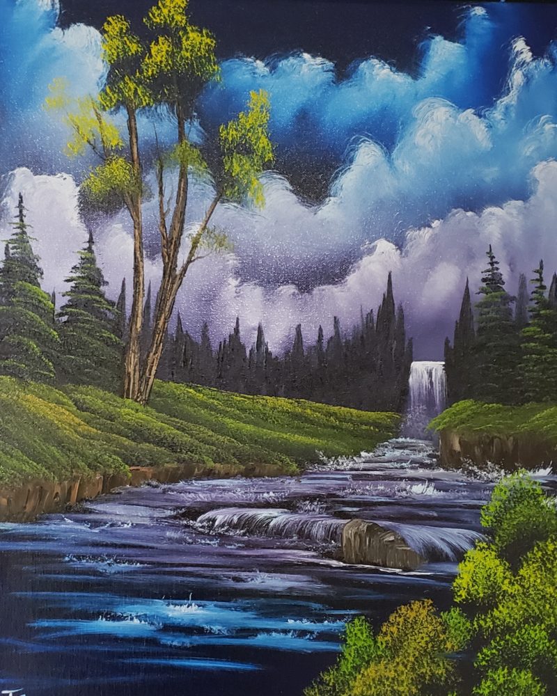 Learn to Paint like Bob Ross at The War Memorial Nature's Brush Studio