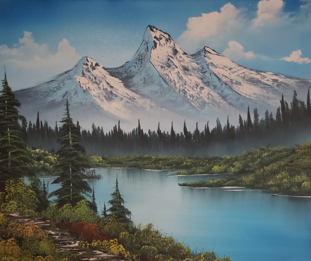 Learn to Paint like Bob Ross in Lansing! Nature's Brush Studio