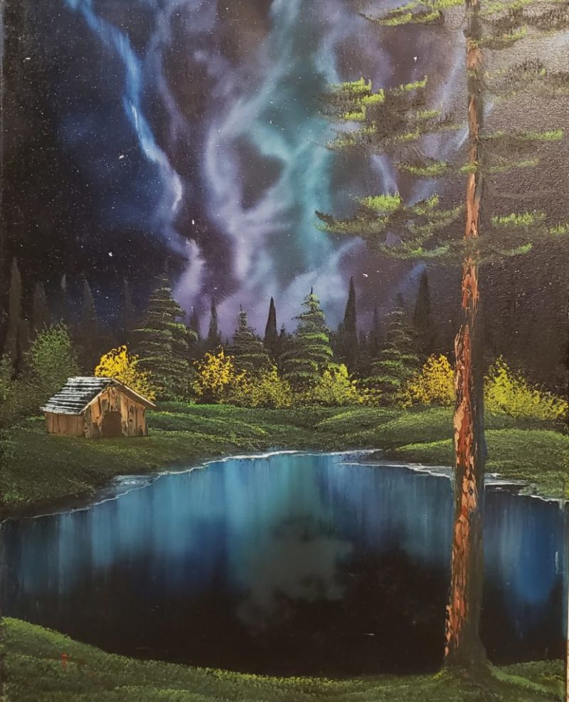 Paint like Bob Ross in Novi! Nature's Brush Studio