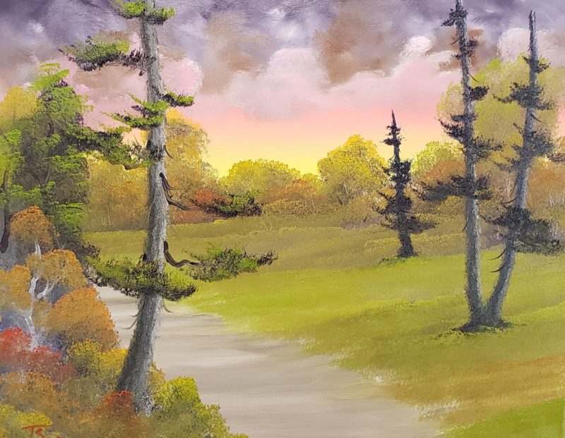 Learn to paint like Bob Ross at The War Memorial Nature's Brush Studio