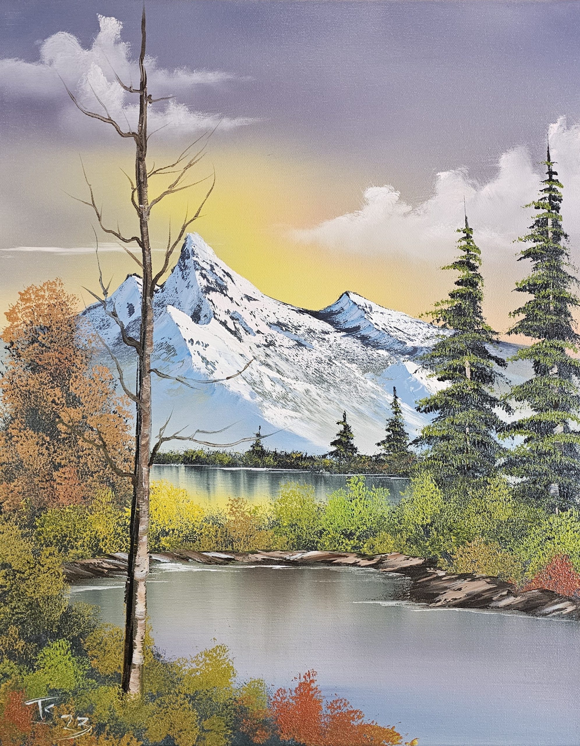 September 27 Bob Ross Paint Night!